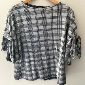 Plaid Professional Top